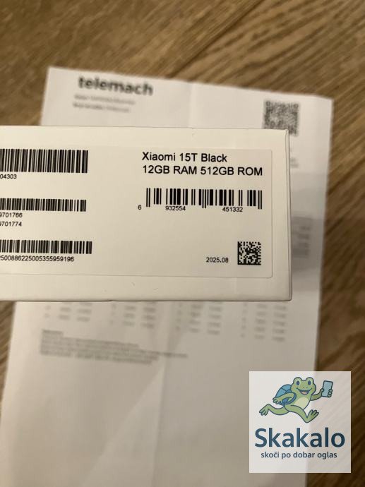 <div class="ob-badges" style="display:flex;gap:6px;flex-wrap:wrap;"><span class="ob-badge" style="padding:3px 7px;background:#4caf50;font-size:11px;border-radius:4px;font-weight:bold;color:white;">VERIFICIRAN</span></div>Xiaomi 15T 5G 12/512GB , NOVO , RADI NA SVE MREŽE