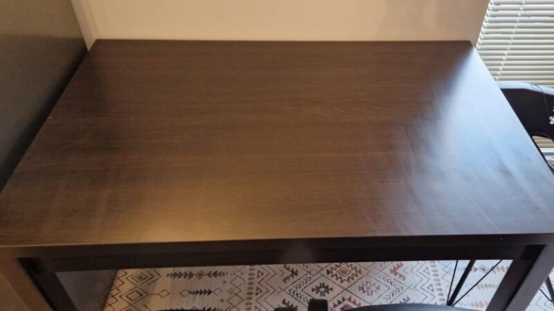 Oglasi 2 stol blagavaonicu tamno drvo 120x80 slika 216009285